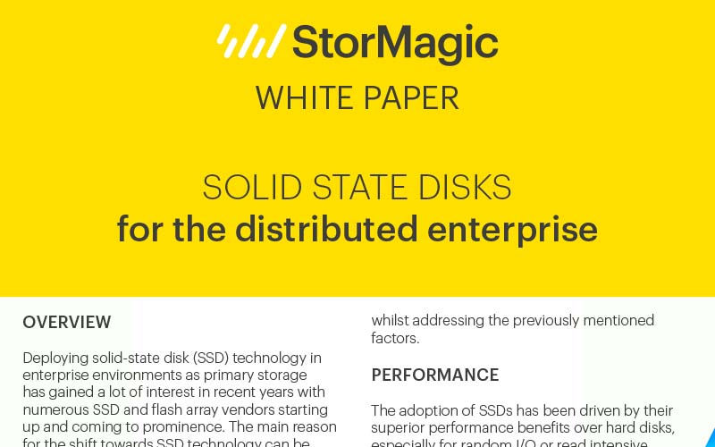 Solid-State Disks for the Distributed Enterprise