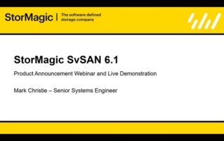 SvSAN 6.1-More performance, more flexibility, less cost
