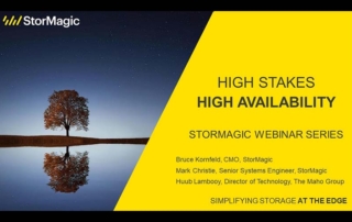 High Stakes High Availability