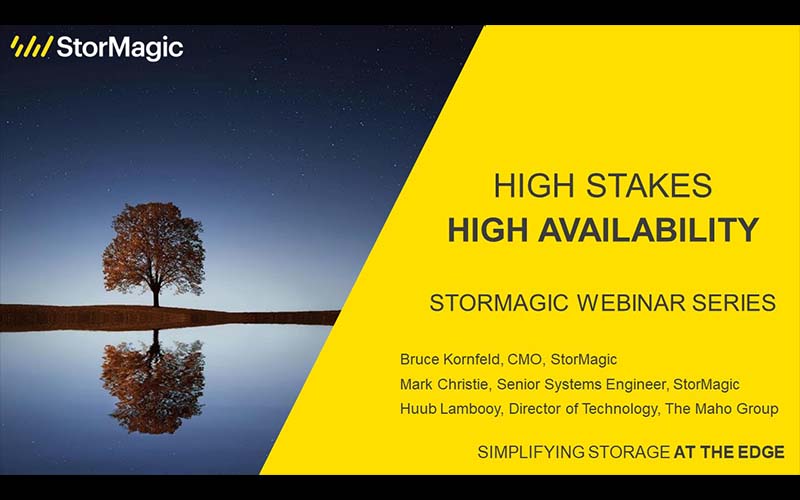 High Stakes High Availability