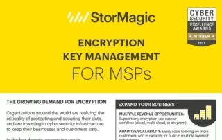StorMagic SvKMS MSP Data Sheet