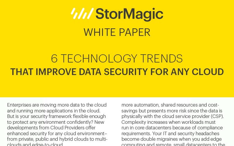 6 Technology Trends That Improve Data Security for any Cloud