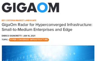 GigaOm Radar Report for Hyperconverged Infrastructure: Small-to-Medium Enterprises and Edge