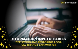 Deploying and Restoring a VSA, via the OVA and Web GUI