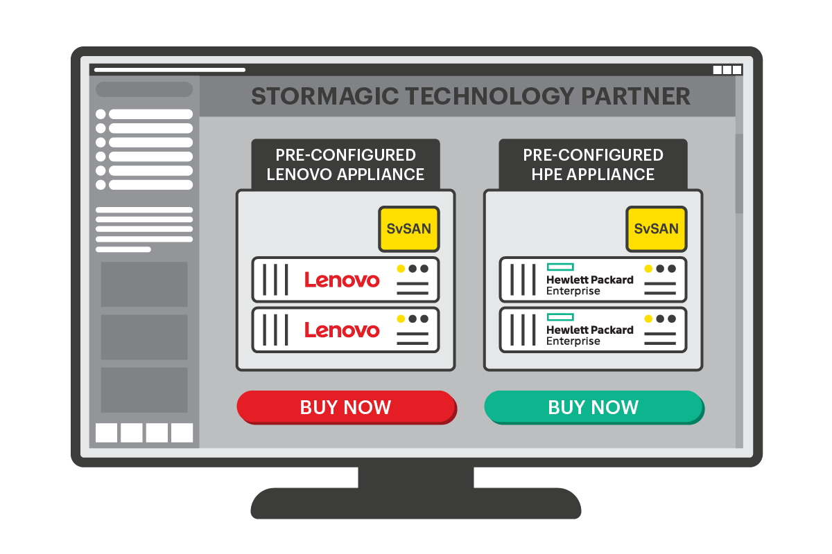 Pre-configured hyperconverged appliance