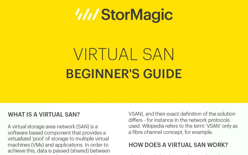 Virtual SAN (VSAN) Beginner's Guide