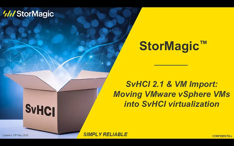 Moving VMs into SvHCI with VM Import & SvHCI 2.1